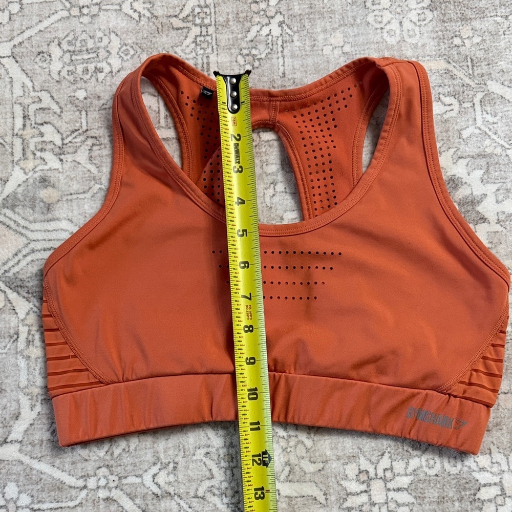 Gymshark Women's Orange Sports Bra Size XS - Picture 6 of 6